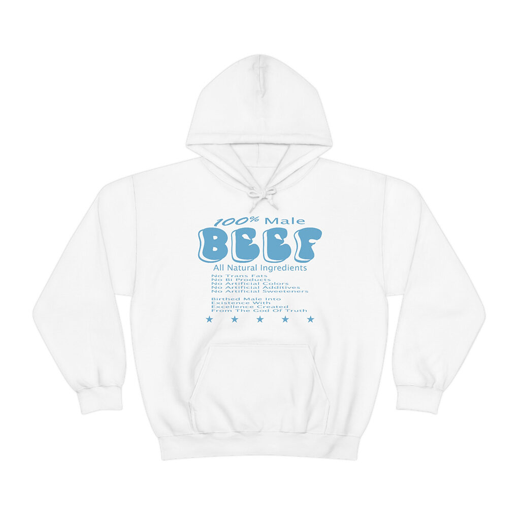 men hoodie 100% male BEEF men beefy t-shirt